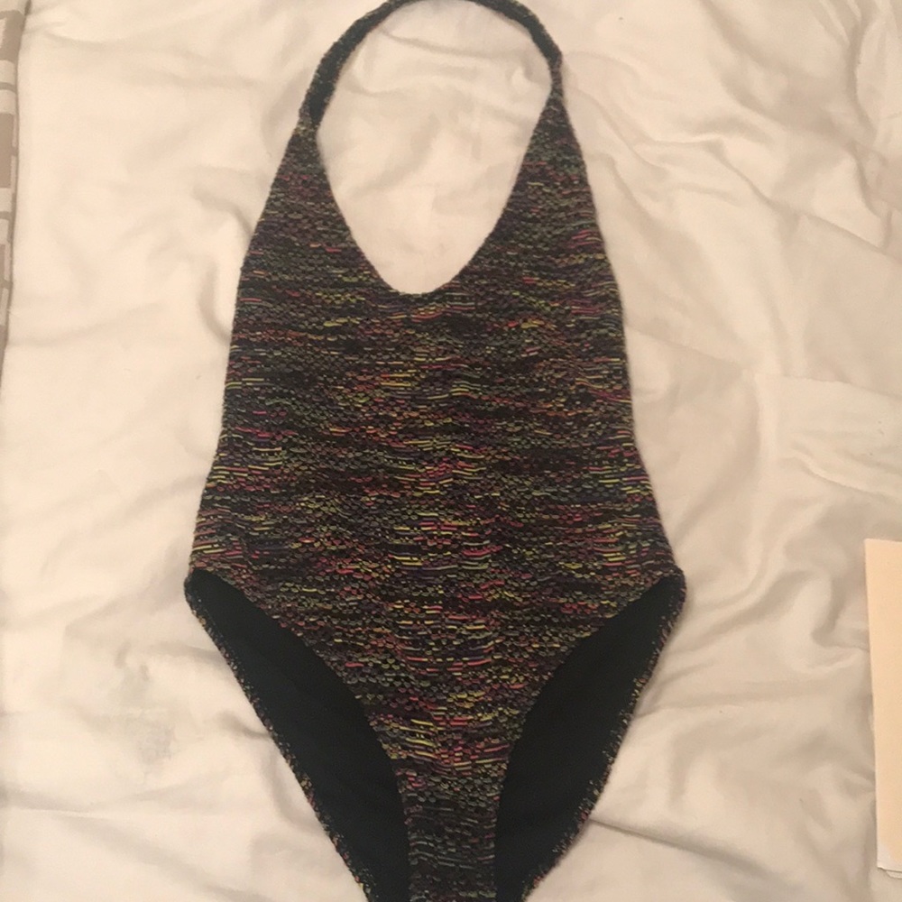 Urban outfitters one piece halter bathing suit